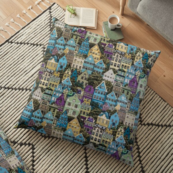 abstract Floor Pillow