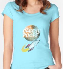 Cheesy Poofs Women's Fitted Scoop T-Shirt