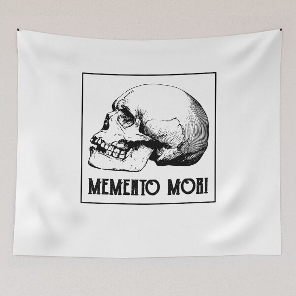 Item preview, Memento Mori Human Skull Remember Death Stoic Dark Goth designed and sold by h44k0n.