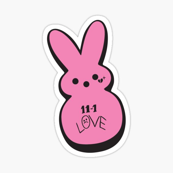 lil peep bunny pillow