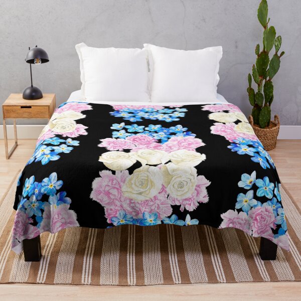 Item preview, Floral - Transgender Pride designed and sold by Aspen Workman.