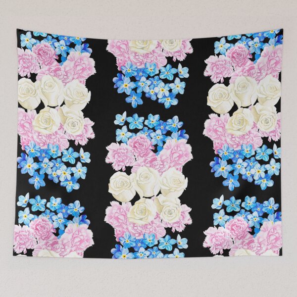 Item preview, Floral - Transgender Pride designed and sold by Aspen Workman.