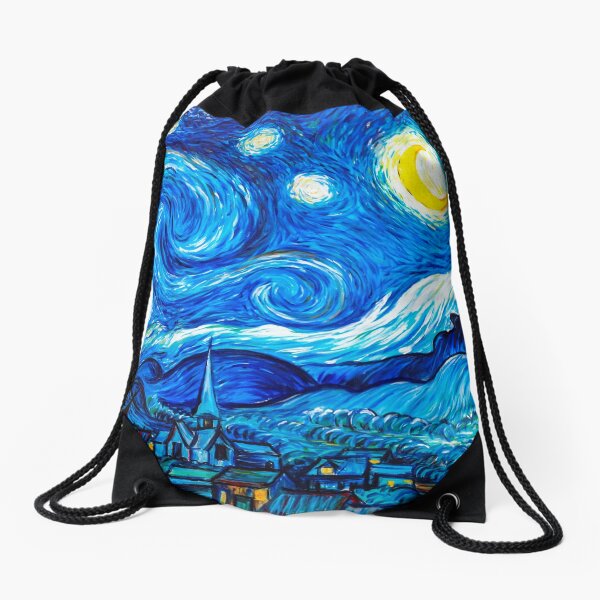 Starry Night by Vincent Van Gogh Backpack by Art Gallery