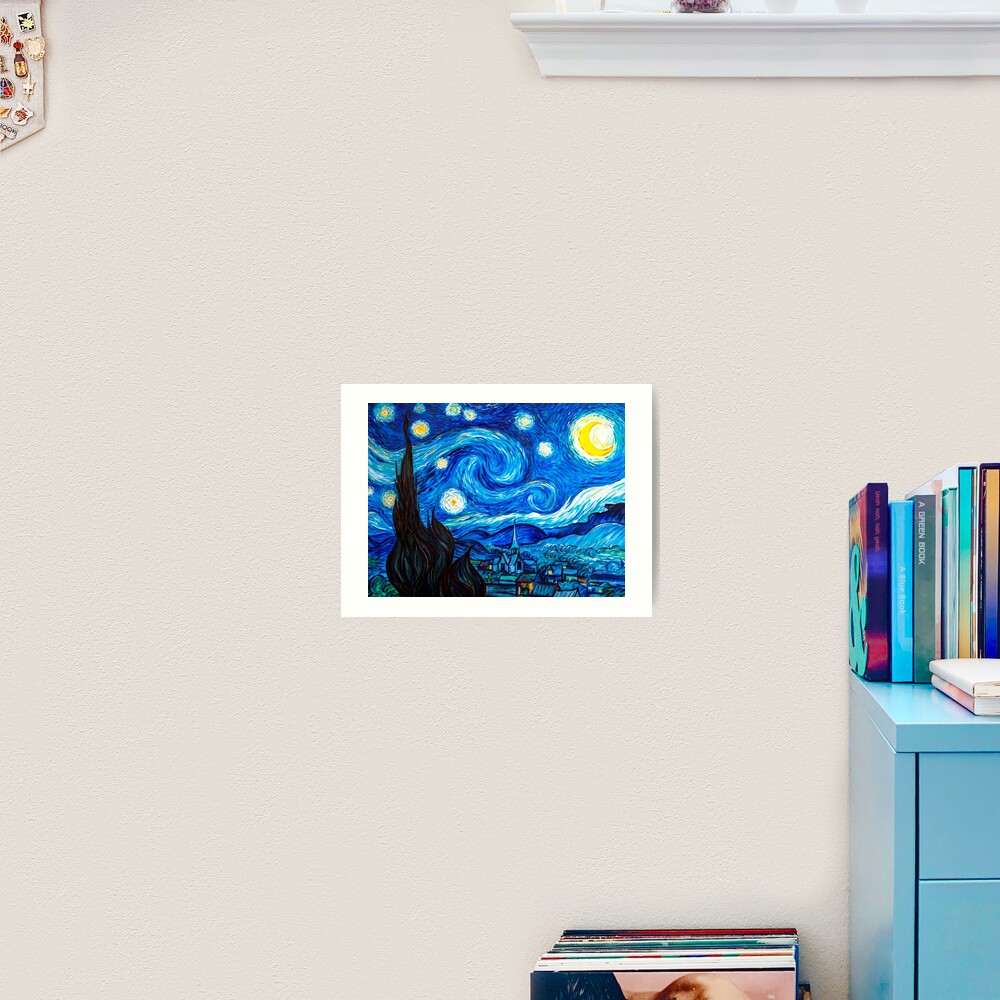 "Starry Night Gifts Vincent Van Gogh Classic Masterpiece Painting