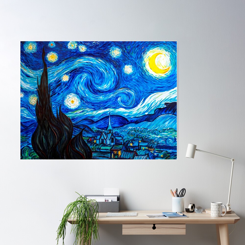 Starry Night Gifts - Vincent Van Gogh Classic Masterpiece Painting Gift  Ideas for Art Lovers of Fine Classical Artwork from Artist of Sternennacht  Zipper Pouch for Sale by merkraht