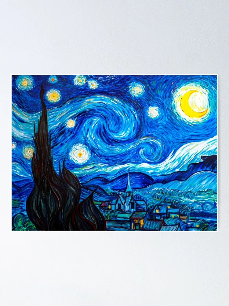 Art Artist Gift, Painting Famous Art Starry Night' Small Buttons