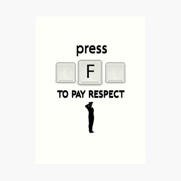 Press F to pay respect, meme' Mug