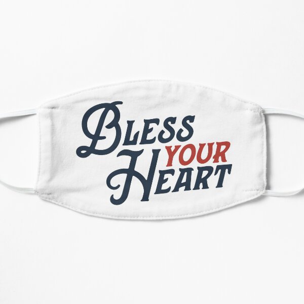 Bless Your Heart II Flat Mask