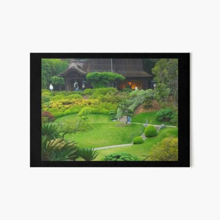 Japanese Garden Art Board Print