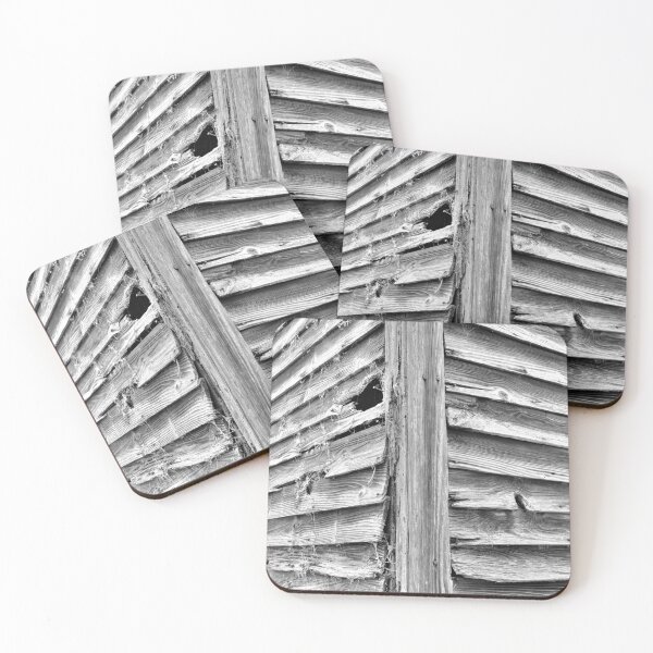 Item preview, Wood Planks Abstract Black And White 2 designed and sold by LisaWootenPhoto.