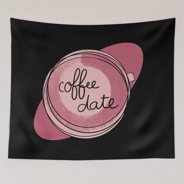 Item preview, Coffee Date / Cute Coffee Dates designed and sold by Nathalie Aynié.