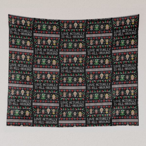 Item preview, Love Actually Ugly Christmas Sweater designed and sold by Kate Melvin.