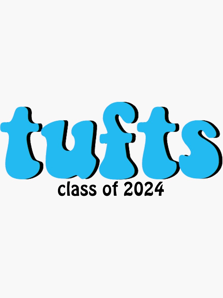 "Tufts University Class of 2024" Sticker by mayaf08 Redbubble