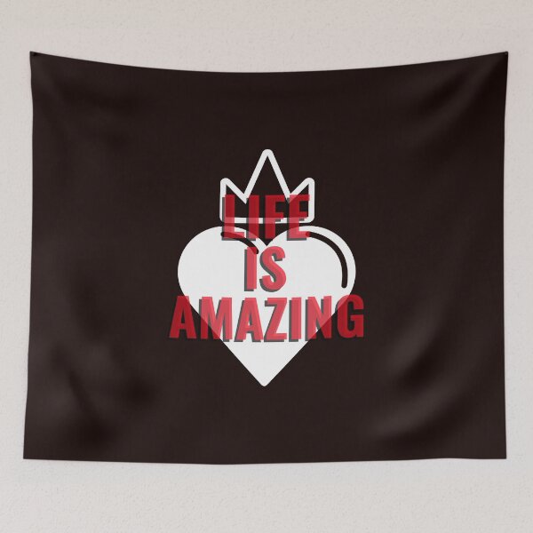Item preview, LIFE IS AMAZING  designed and sold by DoubleDSD.