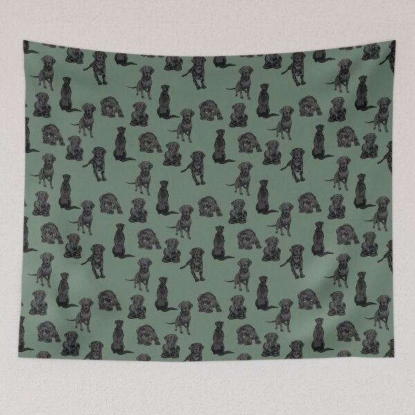 Item preview, Black Labrador designed and sold by ArtofACoonhound.