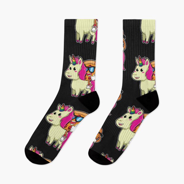 Item preview, funny sweet Pizza Piece riding Unicorn, Gift Idea designed and sold by Kuma518.