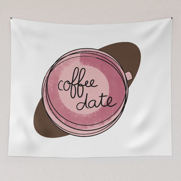 Item preview, Coffee Date / Cute Coffee Dates designed and sold by Nathalie Aynié.