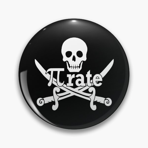 Aperçu de l'œuvre Pi-Rate Pirate Pi Day 3.14 Maths et sciences amusantes créée et vendue par Tee Kaboom!.