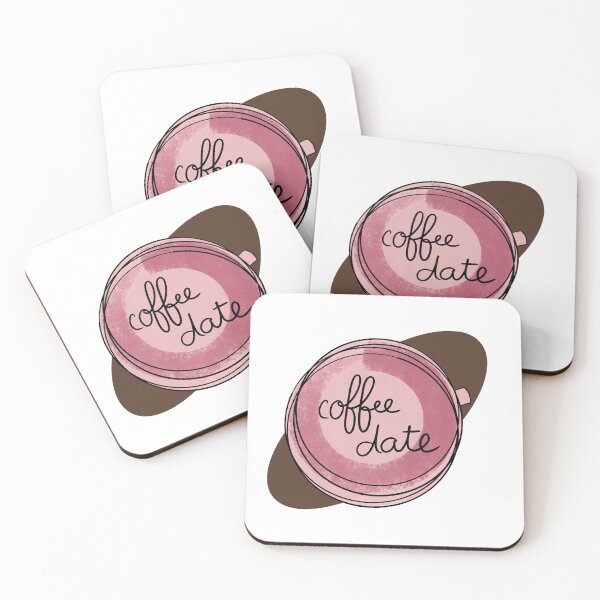Item preview, Coffee Date / Cute Coffee Dates designed and sold by Nathalie Aynié.