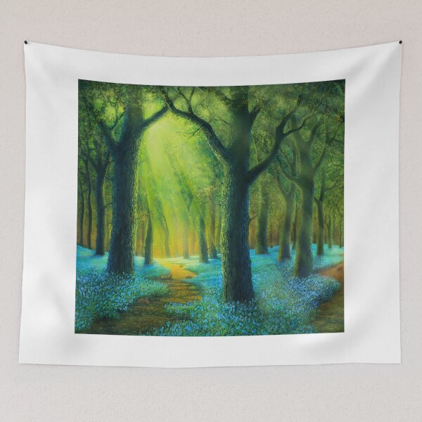 Item preview, Bluebell Woods (square) designed and sold by DannyFlynnArt.