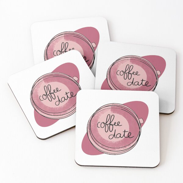 Item preview, Coffee Date / Cute Coffee Dates designed and sold by Nathalie Aynié.