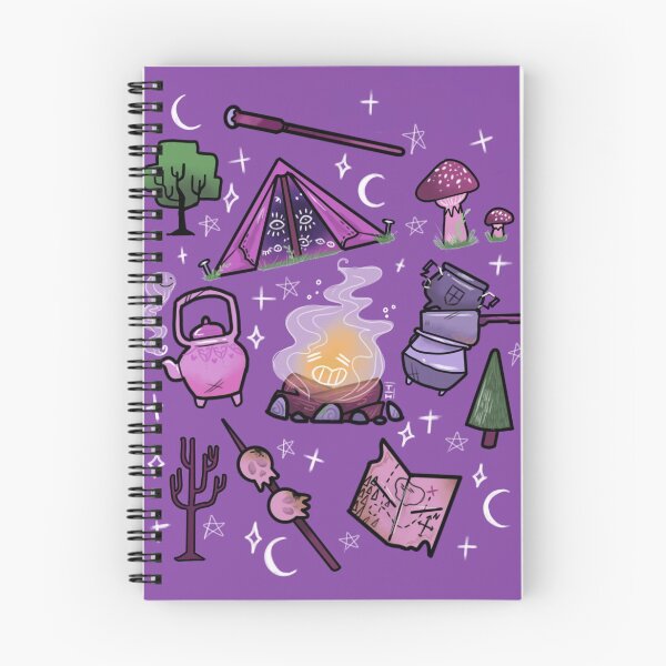 Item preview, witchy campfire - spooky all-over print designed and sold by FangirlsHoard.