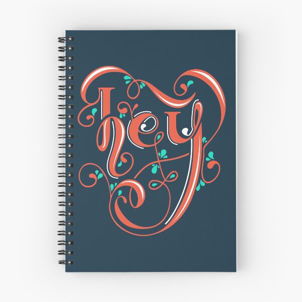 Item preview, Hey - Navy Background by Kate Pitzer designed and sold by UCO  School of Design.