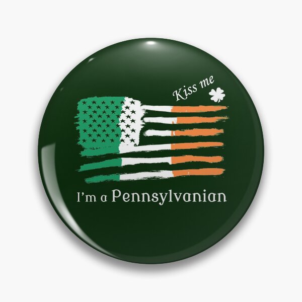Item preview, Pennsylvanian Irish American Flag  designed and sold by MephobiaDesigns.