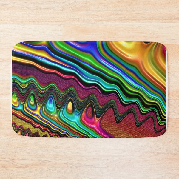 Item preview, Party Time - Wavy Rainbow Abstract Art Gnarl Fractal Pride LGBTQ designed and sold by Pam Blackstone.