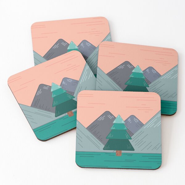 Item preview, Pine Tree Among the Mountains designed and sold by Cornelia Di Gioia.