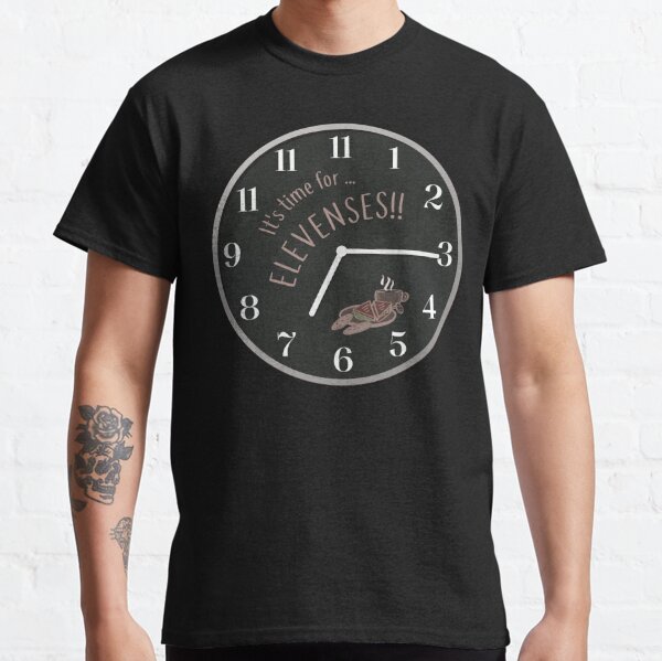 Honest Elevenses Clock Face Classic T-Shirt
