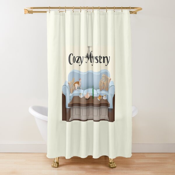 Cozy Mystery Shower Curtain