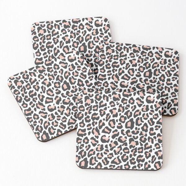 Item preview, Pink Black Leopard Spots Spotted Jaguar Cat Pattern Kitten Kittens Cats Kitty designed and sold by Draculaura2009.