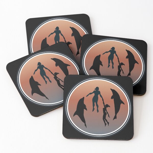 Item preview, Dolphins designed and sold by NicGrayGraphic.