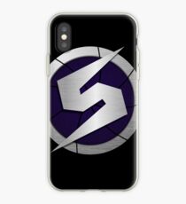 Purple Metroid Logo (Gravity Suit) iPhone Case