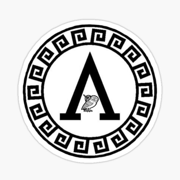 escudo espartano vith greece lambda symbol: vetor stock (livre de direitos)  1184264500, Shutterstock