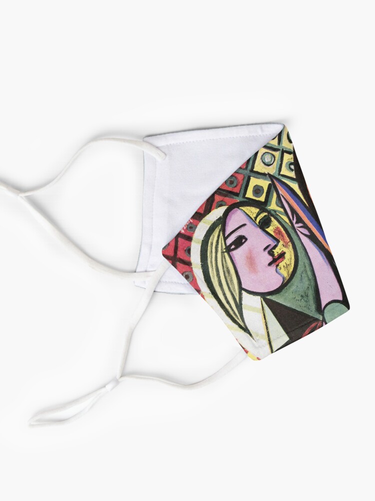 Alternate view of Pablo Picasso Girl before a Mirror 1932 Artwork Reproduction, Tshirts, Prints, Poster, Bags, Men, Women, Kids Mask
