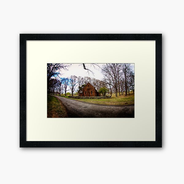 Chapel in the Country Framed Art Print