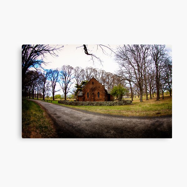 Chapel in the Country Canvas Print