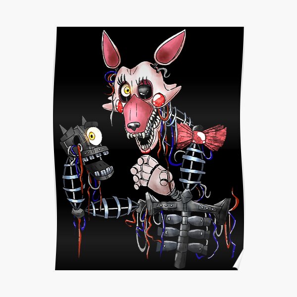 Toy Foxy Posters Redbubble - roblox adventures freddy loves toy chica fnaf pizzeria