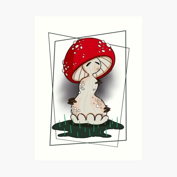 Fliegenpilz Kunstdruck