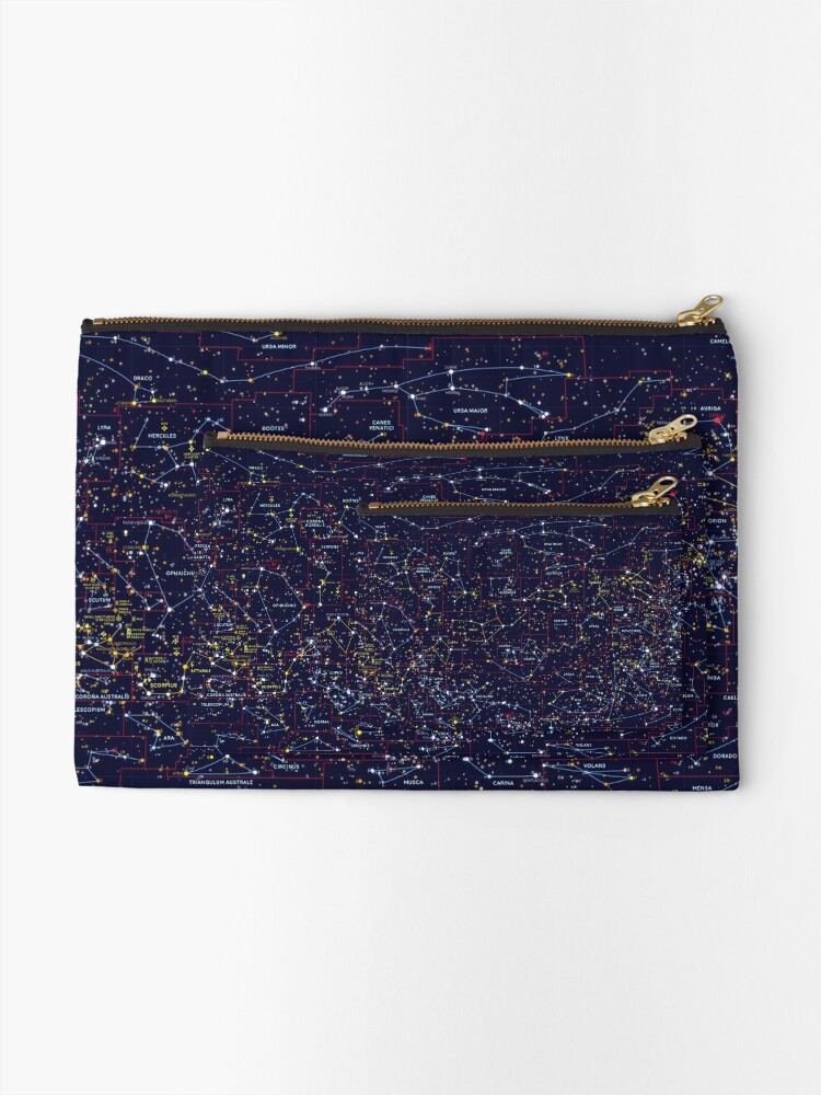 Alternate view of Night Constellations Zipper Pouch