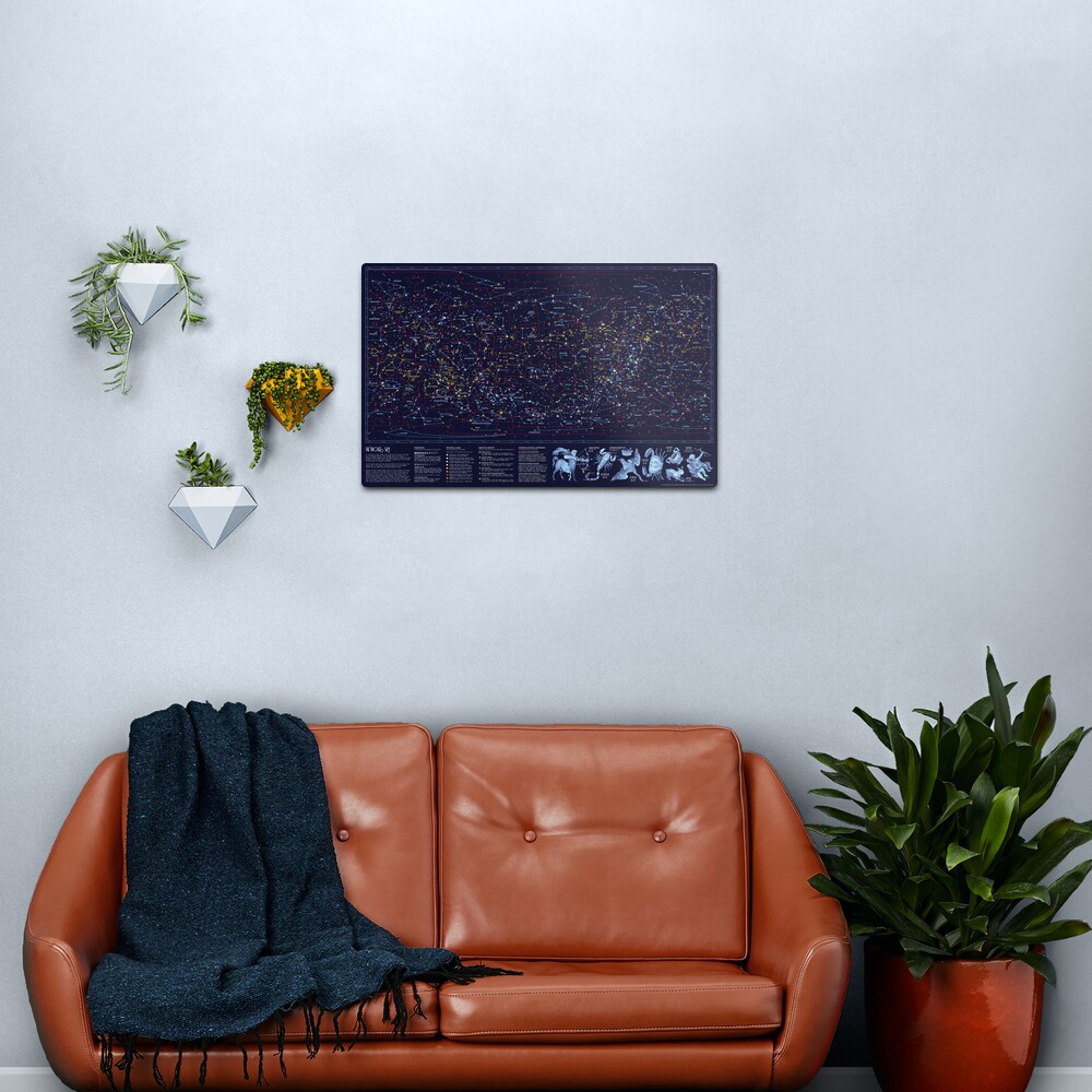 Night Constellations Metal Print