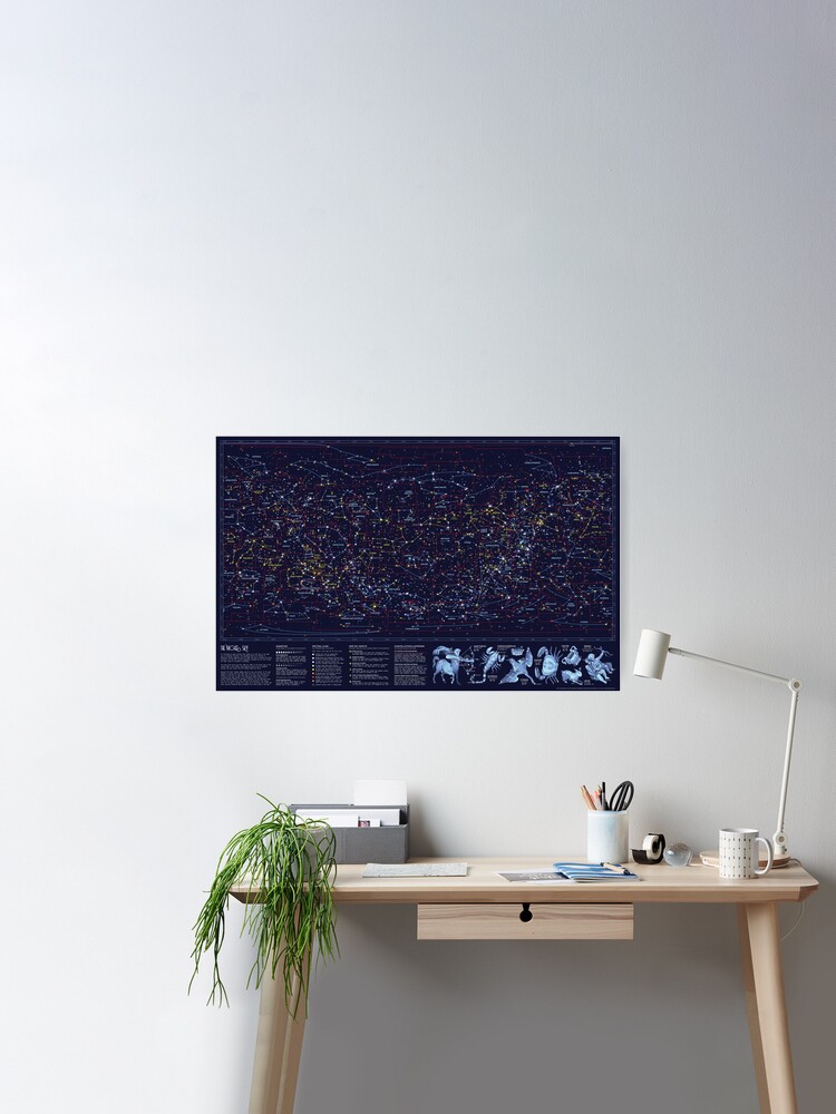Poster, Night Constellations designed and sold by Eleanor Lutz