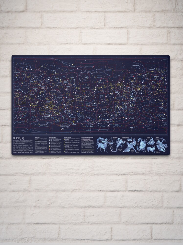 Alternate view of Night Constellations Metal Print