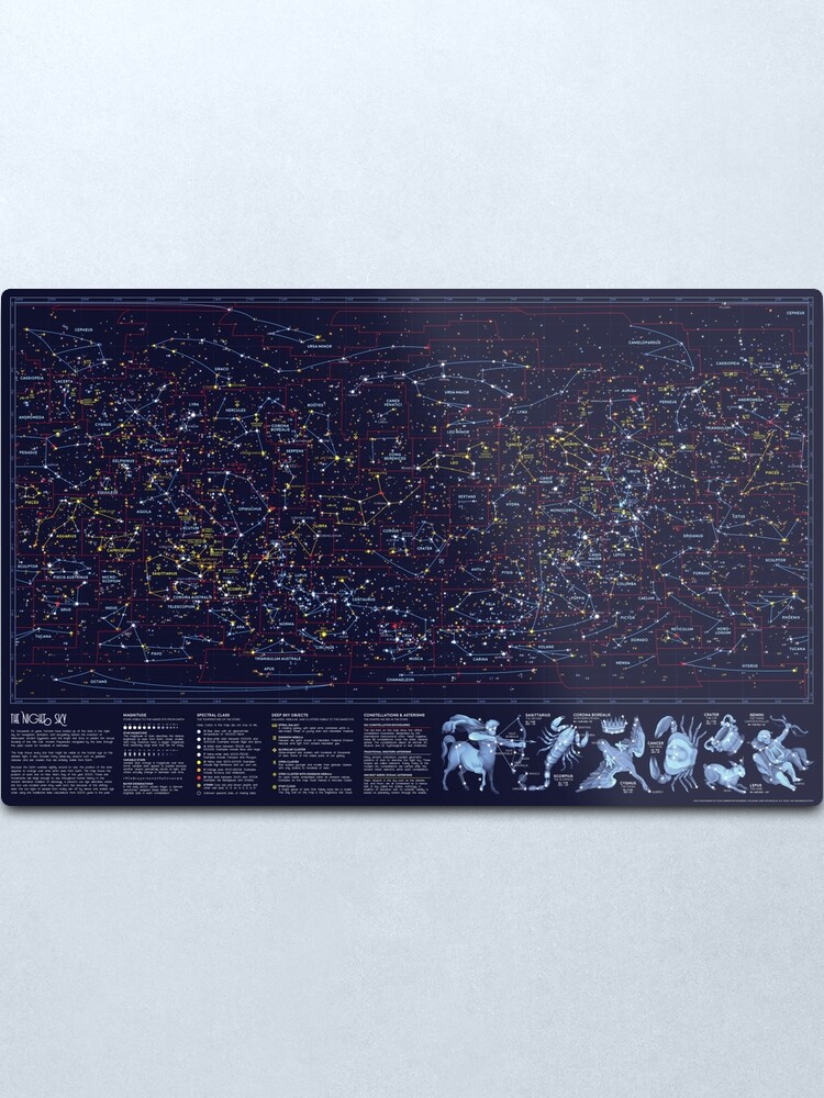 Alternate view of Night Constellations Metal Print