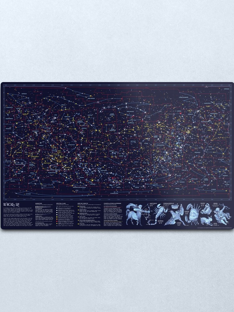 Alternate view of Night Constellations Metal Print
