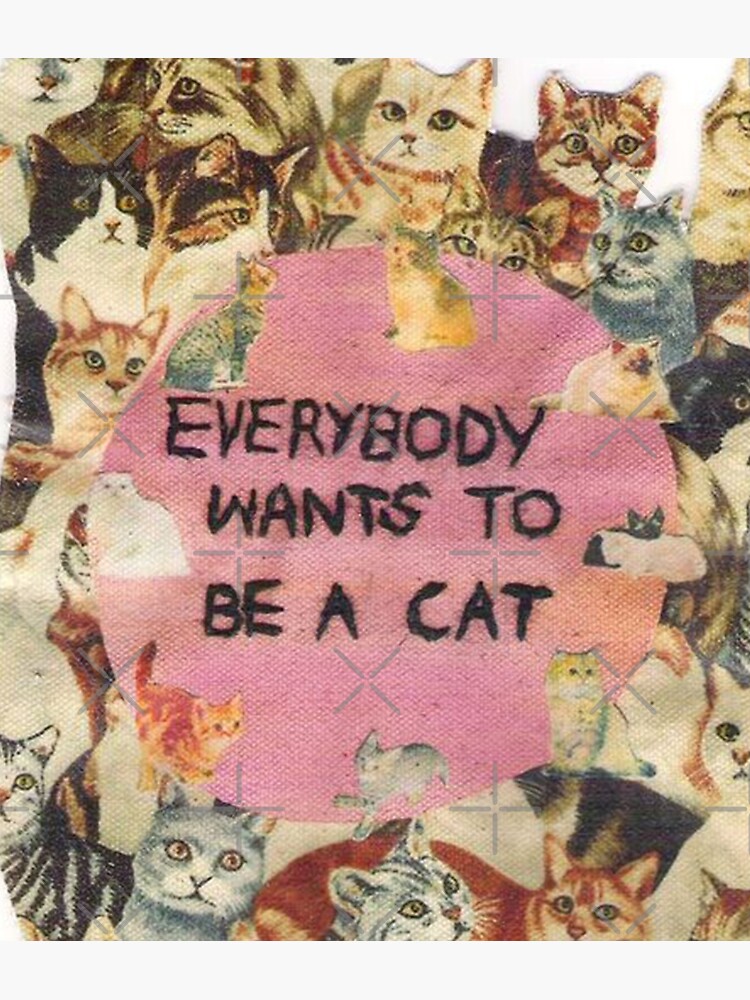 everybody-wants-to-be-a-cat-poster-for-sale-by-emhues-redbubble