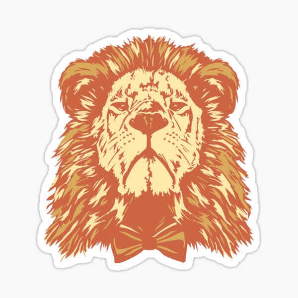 Lion Maestro Sticker