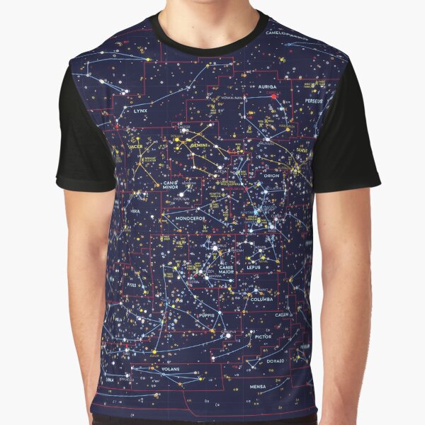 Night Constellations Graphic T-Shirt